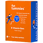 Flat Tummies Vitamin Bars - Fresh Orange 35 g Pack of 6