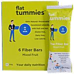 Flat Tummies Fiber Bars - Mixed fruit 35 g Pack of 6