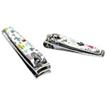 Vega Designer Nail Clipper Set - NCS-02, Colour May Vary 2 pcs 