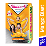 Glucon-D Instant Energy Nutrition Drink - Mango Blast 450 g Refill Pack