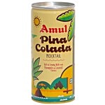 Amul Pina Colada Mocktail - Pineapple & Coconut Flavours 200 ml 