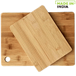 Bamboooz Chopping/Cutting Board Combo Bamboo Wood 2 pcs Medium (8 x 11 inch) & Small (6 x 8 inch)