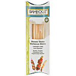 Bamboooz Disposable Bamboo Wood Skewers/Pickers - For Use With Barbecue, 20 cm 100 pcs 