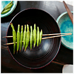 Bamboooz Disposable Bamboo Wood Skewers/Pickers - For Use With Barbecue, 30 cm 25 pcs