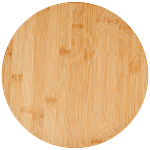 Bamboooz Rolling Board/ Chakla - Bamboo Wood, 25 cm 1 pc 