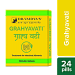 Dr. Vaidya's Grahyavati Pills - Relief From Intestinal Ailments 24 pcs (Pack of 3)
