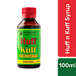 Dr. Vaidya's Huff N Kuff Syrup 100 ml (Pack of 2)