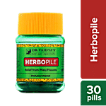 Dr. Vaidyas Herbopile Pills - Relief From Piles 30 pcs (Pack of 2)