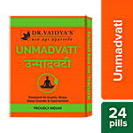 Dr. Vaidya's Unmadvati Pills 24 pcs (Pack of 3)