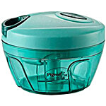 Pigeon by Stovekraft Mini Fruit & Vegetable Plastic Chopper - With 3 Blades, Green 400 ml