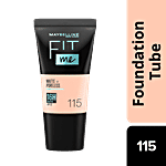 Maybelline New York Fit Me Matte+Poreless Liquid Foundation - 115 Ivory 18 ml Tube