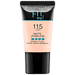 Maybelline New York Fit Me Matte+Poreless Liquid Foundation - 115 Ivory 18 ml Tube