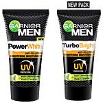 Garnier Men Turbo Bright Anti-Pollution Brightening Moisturiser - Rich In Lemon & Green Tea 40 g