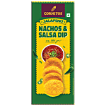 Cornitos Jalapeno Nachos & Salsa Dip Tray 75 g