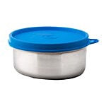 Signoraware Executive Storage Lunch Container - Stainless Steel, Medium, Blue 1 pc