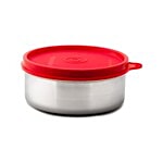 Signoraware Storage Lunch Container - Stainless Steel, Executive Medium, Red 1 pc