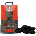 Flareon Coconut Shell Charcoal Briquette 2 kg