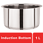 Chefset Kaviraj Tope/Patila With Lid - Stainless Steel, Induction Bottom, 14 cm 1 L