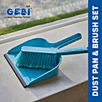 Gebi  Dust Pan & Brush Set/Plastic Supdi With Brush - High Quality 1 pc 