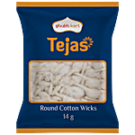 Shubhkart Tejas - Round Cotton Wicks, For Diyas 14 g