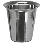 Omega Stainless Steel Rampatra Coffee/Tea Glass 1 pc 