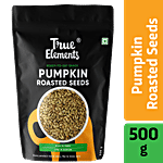 True Elements Roasted Pumpkin Seeds - High In Protein, Ready To Eat Snack, Immunity Booster 500 g