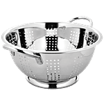 Vinayak Colander/Basket/Strainer - Fruit & Vegetable, Small, Stainless Steel 1.5 L
