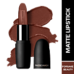 Faces Canada Weightless Matte Finish Lipstick - Highly Pigmented 4 g Forsake Beauty 01