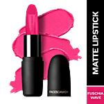Faces Canada Weightless Matte Finish Lipstick - Highly Pigmented 4 g Fuschia Wave 02