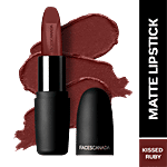 Faces Canada Weightless Matte Finish Lipstick - Highly Pigmented 4 g Kissed Ruby 13