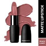 Faces Canada Weightless Matte Finish Lipstick - Highly Pigmented 4 g Peach Candy 14