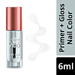 Lakme 9 to 5 Primer + Gloss Nail Color 6 ml Top Coat