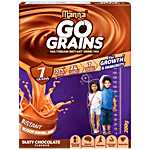 Manna Go Grains Multigrain Instant Drink Mix - For Growth & Immunity, Chocolate Flavour 200 g