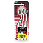 Pepsodent Silver Charcoal Anti Bacterial Tooth Brush - Soft 2 pcs Buy 2 Get 1 Free
