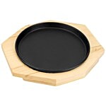 Kvg Sizzler Serveware Plate - Round, Brown 1 pc