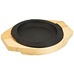 Kvg Sizzler Brownie Serveware Plate - Small, Brown 1 pc