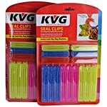 Kvg Sealing Clips - For Food Bag, Snack Pouch, Assorted 15 pcs