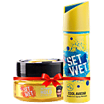 Set Wet Ultimate Hold Styling Gel + Cool Avatar Deodorant & Body Spray Perfume 250 ml + 150 ml (Pack of 2)