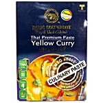 Blue Elephant Royal Thai Cuisine Premium Paste Yellow Curry - No Preservatives 70 g Pouch