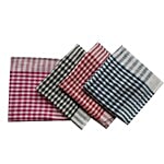 SHAMROCK Duster/Cleaning Set - Checked Print, Medium 40x40 cm Pack of 4