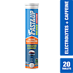 Fast&Up Reload Electrolytes Effervescent Tablets with Added Caffeine - Cola Flavour 20 pcs Bottle