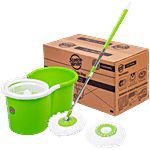 Scotch Brite 2-in-1 Bucket Spin Mop with free extra refill 1 pc