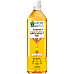 Nature Way Agmark Non-Refined Wood Cold Pressed Groundnut Oil 1 L