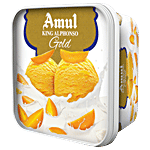 Amul King Alphonso Gold Ice Cream 1 L Tub