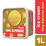 Amul Ice Cream - Gold, King Alphonso 1 L Tub