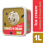 Amul Ice Cream - Gold, Cookies N Cream 1 L Tub