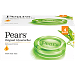 Pears Naturale Aloe Vera Detoxifying Bathing Bar 125 g (Pack of 4)