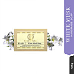 Khadi Natural White Musk Handmade Soap - Hydrates Skin 125 g 
