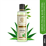 Khadi Natural Green Tea & Aloe Vera Hair Conditioner - SLS & Paraben Free 210 ml 