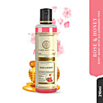 Khadi Natural Rose & Honey Body Wash - SLS & Paraben Free 210 ml